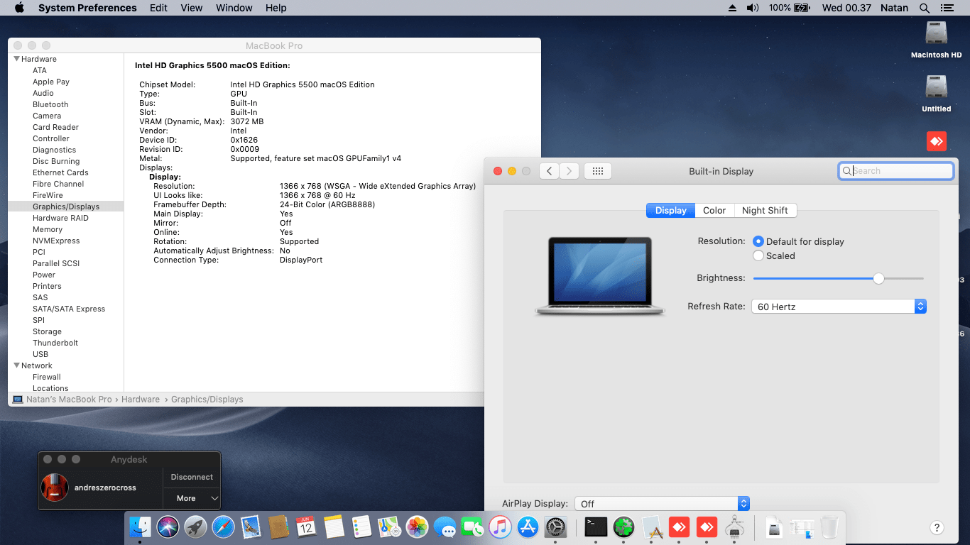 HP 14 AC156TU [Intel HD 5500] 5